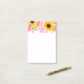 Post-it-Notes-Flowers Post-it® Notes (Op bureau)
