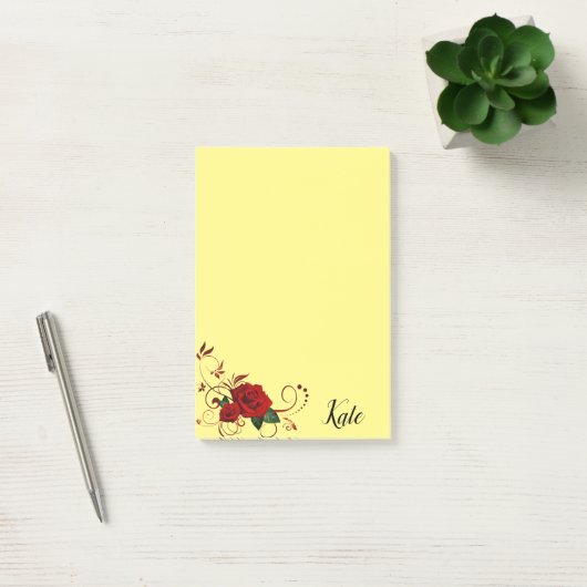 Post-it Notes Geel Rood Roos (Kantoor)