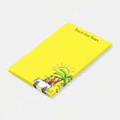 Post-it Notes Geel Strandplezier (Schuin)
