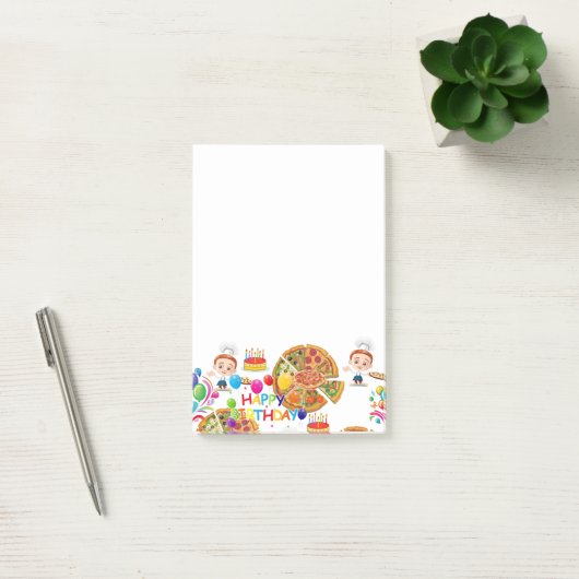 Post-it Notes Gefeliciteerd Pizza (Kantoor)