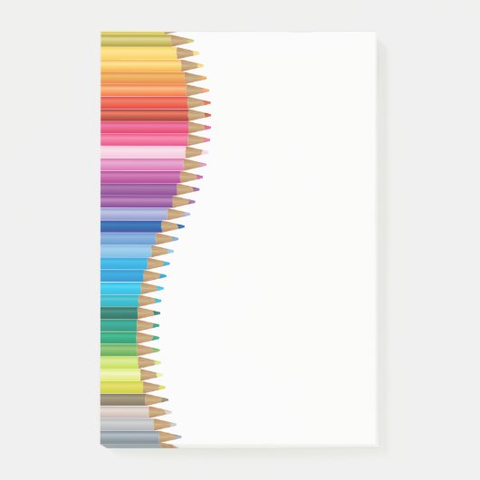 Post-it-Notes-gekleurde potloden Post-it® Notes (Voorkant)