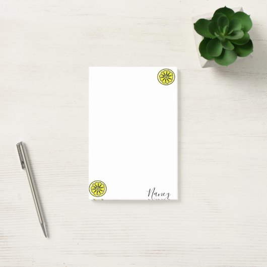 Post-it Notes Gele Citroenen (Kantoor)