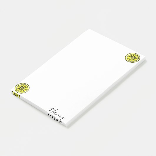 Post-it Notes Gele Citroenen (Schuin)
