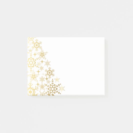 Post-it-Notes-Gold-sneeuwvlokken Post-it® Notes (Voorkant)
