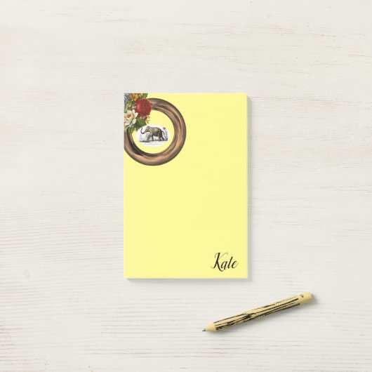 Post-it Notes Gouden Olifant (Op bureau)