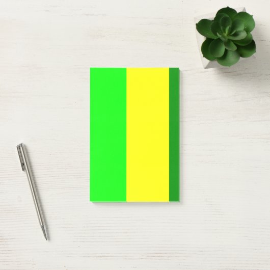 Post-it Notes Groen Geel Streep (Kantoor)