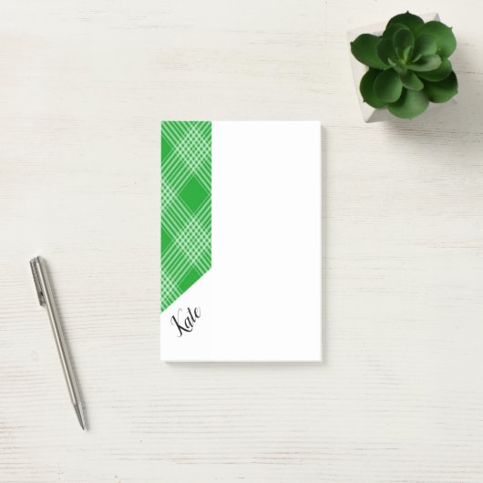 Post-it Notes Groen Geruit (Kantoor)