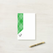 Post-it Notes Groen Geruit (Op bureau)