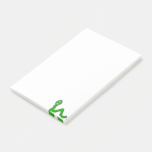 Post-it Notes Groene Worm (Schuin)