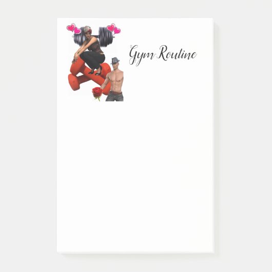 Post-it Notes Gym (Voorkant)