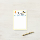post it notes: Heb een "Bee"-mooie dag Post-it® Notes (Op bureau)