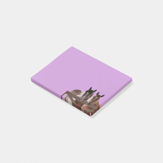 Post it notes Horses (Schuin)