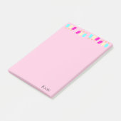 Post-it Notes Ijs Roze (Schuin)