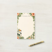 Post-It Notes Kantoor Notitieblok Cute Retro Tenni (Op bureau)