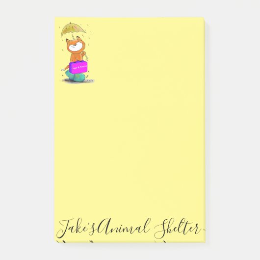 Post-it Notes Kat Katten Spay & Neuter (Voorkant)
