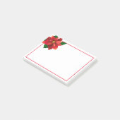 Post-it-Notes-Kerstmis Poinsettia Post-it® Notes (Schuin)