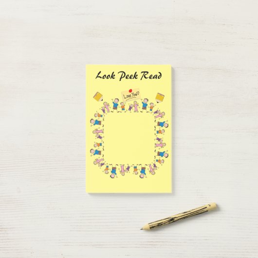 Post-it Notes Kids Notes Kijk Lees (Op bureau)