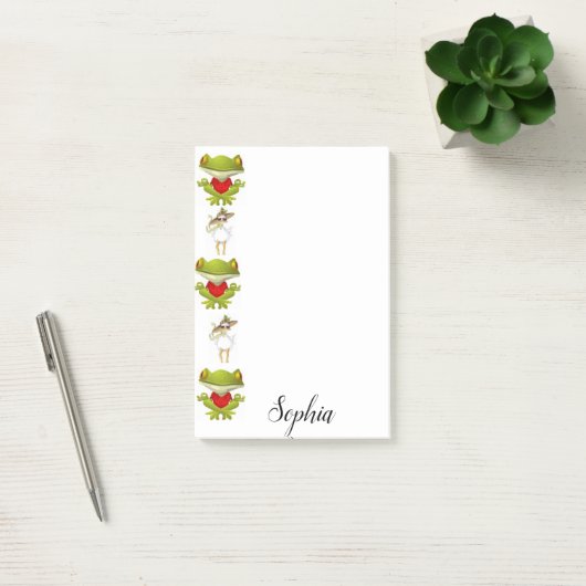 Post-it Notes Kikkers Kip Aardbei (Kantoor)
