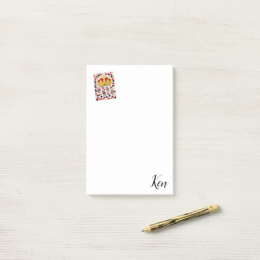 Post-it Notes King Kaarten (Op bureau)