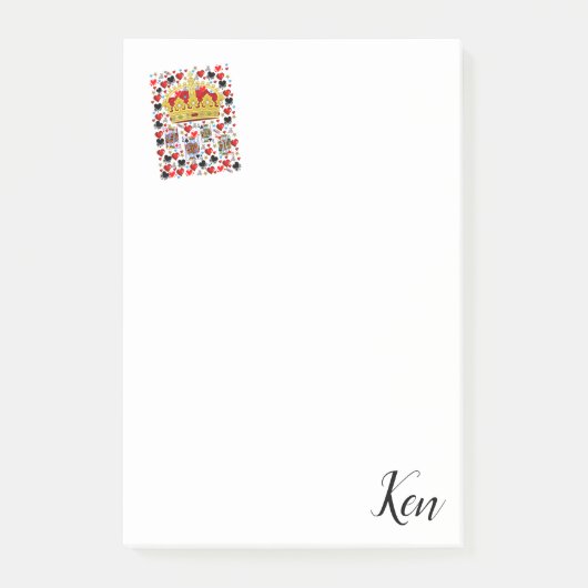 Post-it Notes King Kaarten (Voorkant)