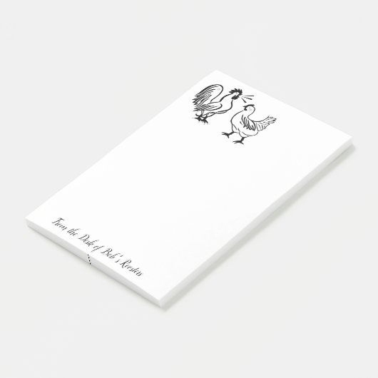 Post-it Notes Kleur Haanen (Schuin)