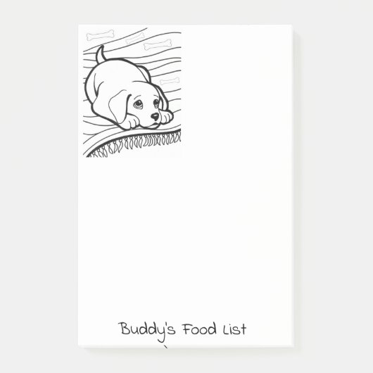 Post-it Notes Kleur Hond (Voorkant)