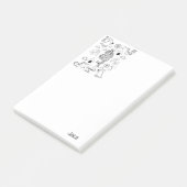 Post-it Notes Kleuren Draken (Schuin)