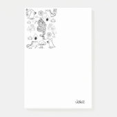 Post-it Notes Kleuren Draken (Voorkant)