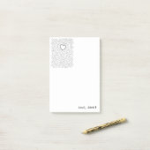 Post-it Notes Kleuren Hartjes (Op bureau)