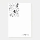 Post-it Notes Kleuren Hommel Honingbij (Voorkant)