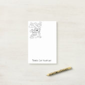 Post-it Notes Kleuren Katten Kittens (Op bureau)