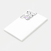 Post-it Notes Kleuren School Rugzakken (Schuin)