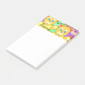 Post-it Notes Kleurige Teddys (Schuin)