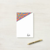 Post-it Notes Kleurrijke Puzzel (Op bureau)