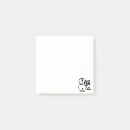 Post-it Notes | Knuffel Konijnen Paar (Voorkant)