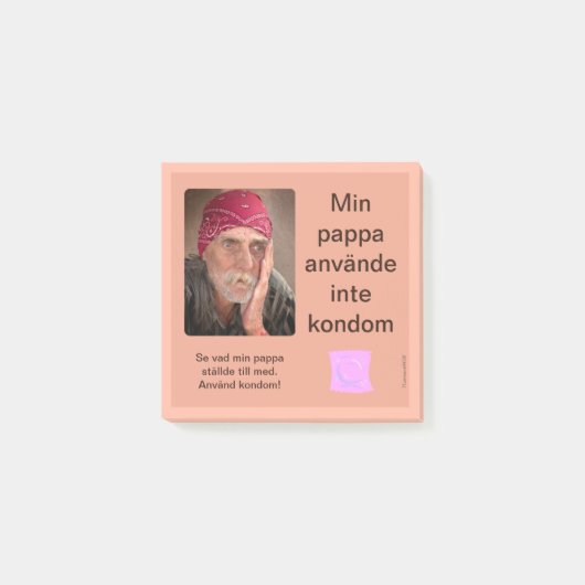 Post-it Notes — Kondom (Voorkant)