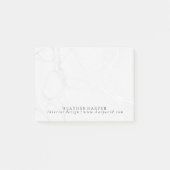 Post it Notes-laptop - Silver Marble Post-it® Notes (Voorkant)