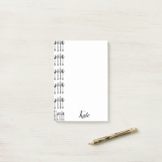 Post-it Notes Lepels Bestek (Op bureau)