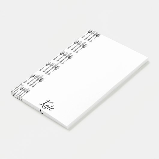 Post-it Notes Lepels Bestek (Schuin)