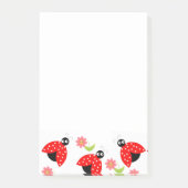 Post-it Notes Lieveheersbeestje Bloemen (Voorkant)