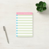 Post-it® notes met groene strepen (Kantoor)
