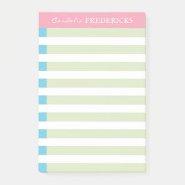 Post-it® notes met groene strepen