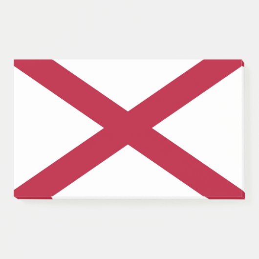 Post-it Notes met vlag van Alabama, Verenigde Stat (Voorkant)