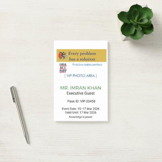 Post-it Notes | Minimalist | Custom | Elegant (Kantoor)