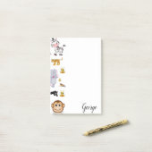 Post-it Notes Olifant Tijger Aap (Op bureau)