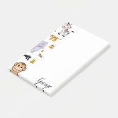 Post-it Notes Olifant Tijger Aap (Schuin)