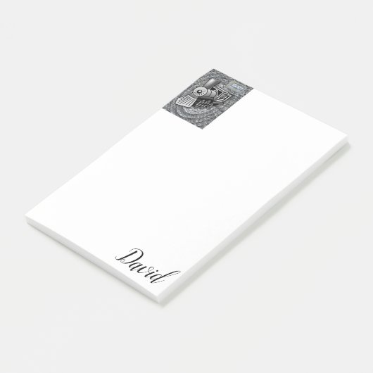 Post-it Notes Oude Trein (Schuin)