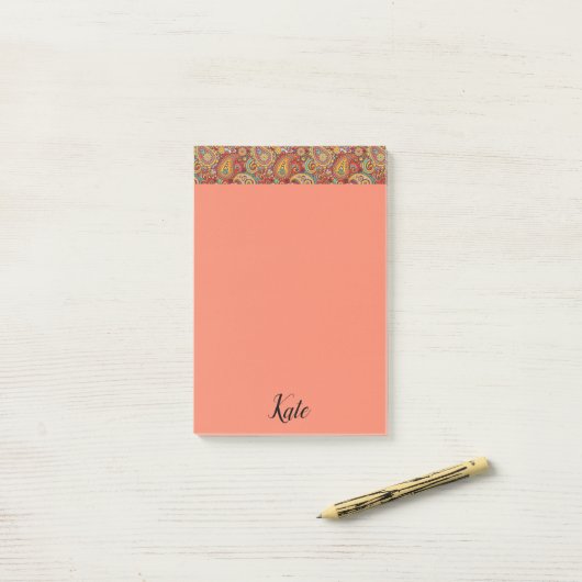 Post-it Notes Paisley (Op bureau)