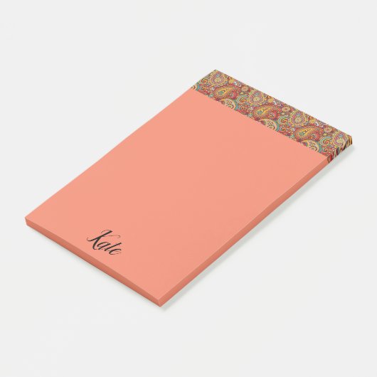 Post-it Notes Paisley (Schuin)