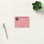 Post-it Notes - Pauw Print - "Live, Love, Wag..." (Kantoor)